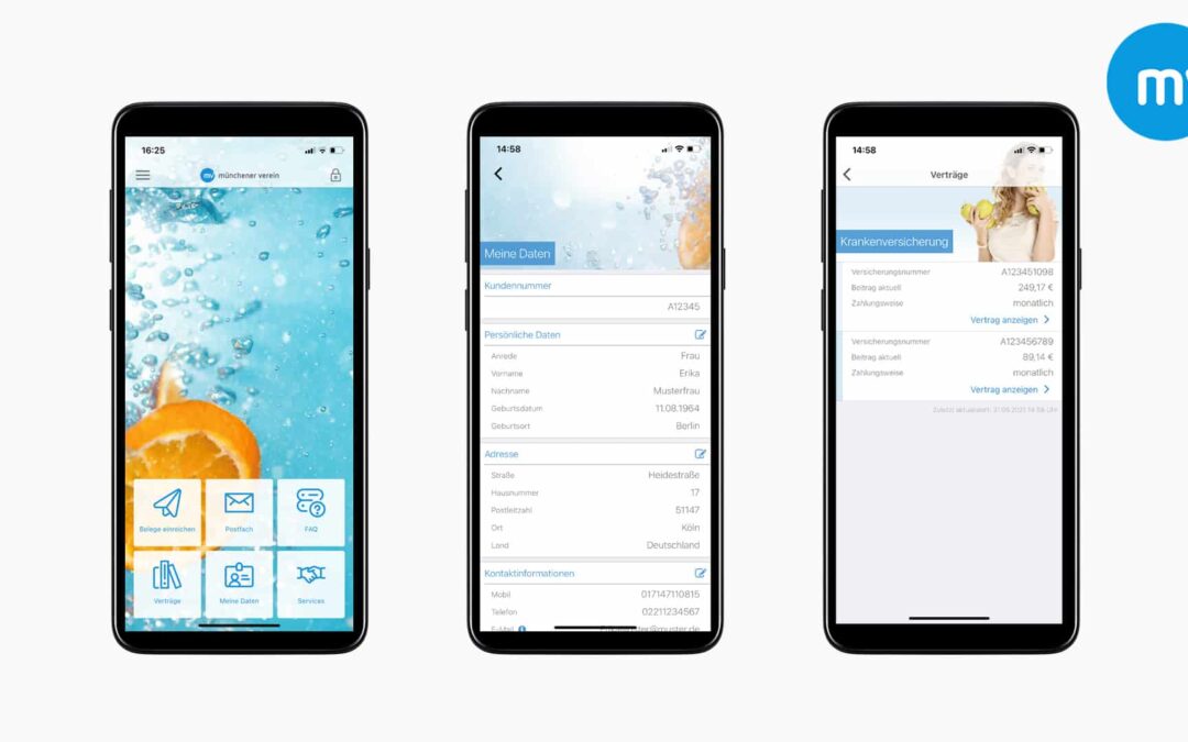 MÃ¼nchener Verein setzt auf Insiders Mobile Applications